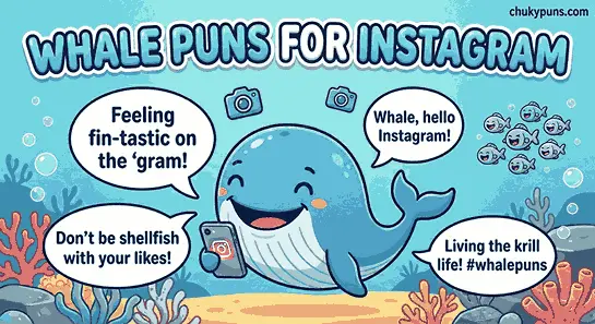 180+ Hilarious Whale Puns & Jokes That'll Make a Splash 7 Whale_Puns_for_Instagram