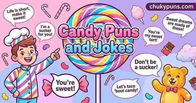 Home 15 Candy puns and jokes