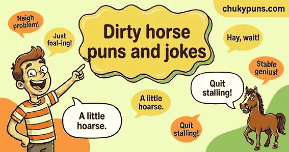 dirty horse puns and jokes