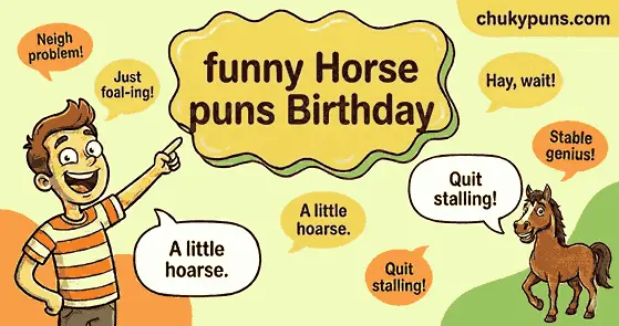funny horse puns birthday