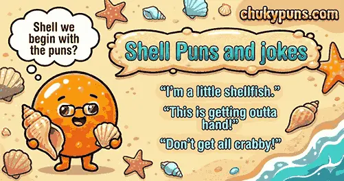 Home 12 shell puns and jokes