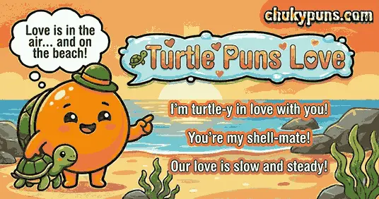 turtle puns love