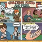 Cheating Jokes and puns