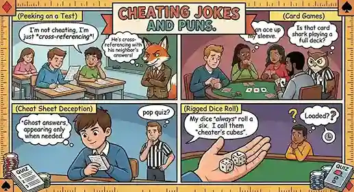 Cheating Jokes and puns