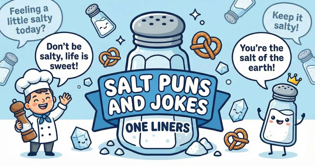 Salt Puns and Jokes One Liners