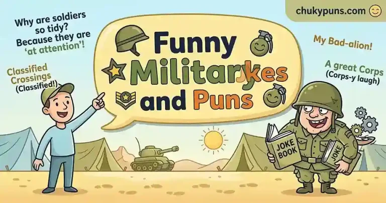 Funny Military Jokes and Puns