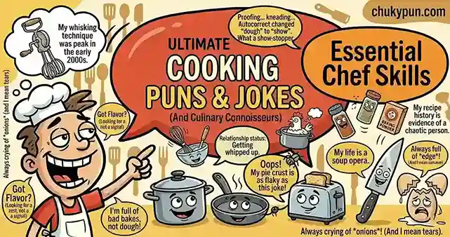 cooking puns and jokes